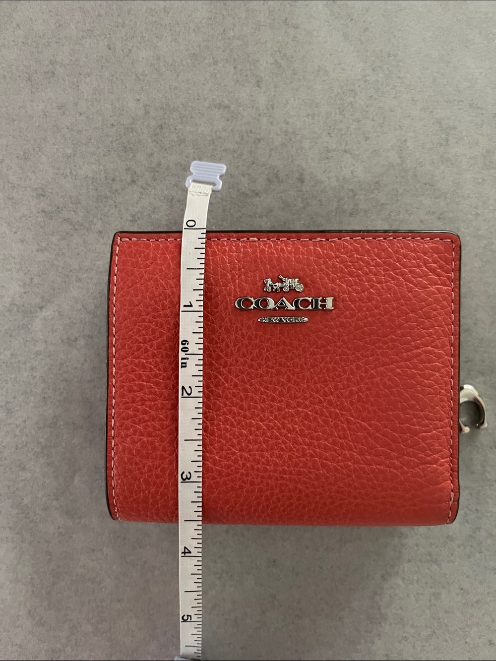 Coach Snap Wallet Red - Picture 6 of 6